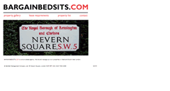 Desktop Screenshot of bargainbedsits.com